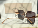 Óculos de Sol Modelo Imperiale Prestige Rose Gold Smoke - UV400