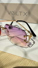 Óculos de Sol Modelo Riviera Prestige Rose Gold Pink - UV400